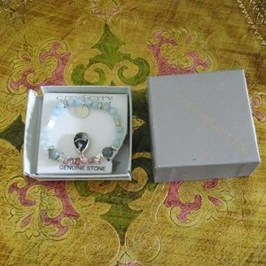 City by City Genuine Stone Bracelet